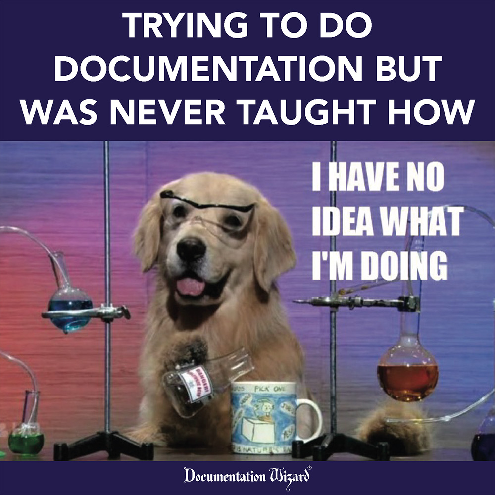 Trying to do documentation but was never taught how