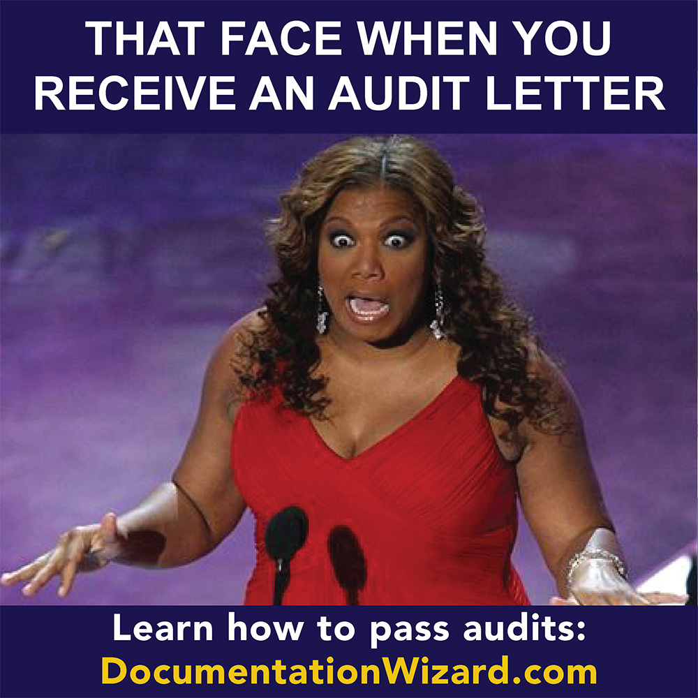 That face when you receive an audit letter